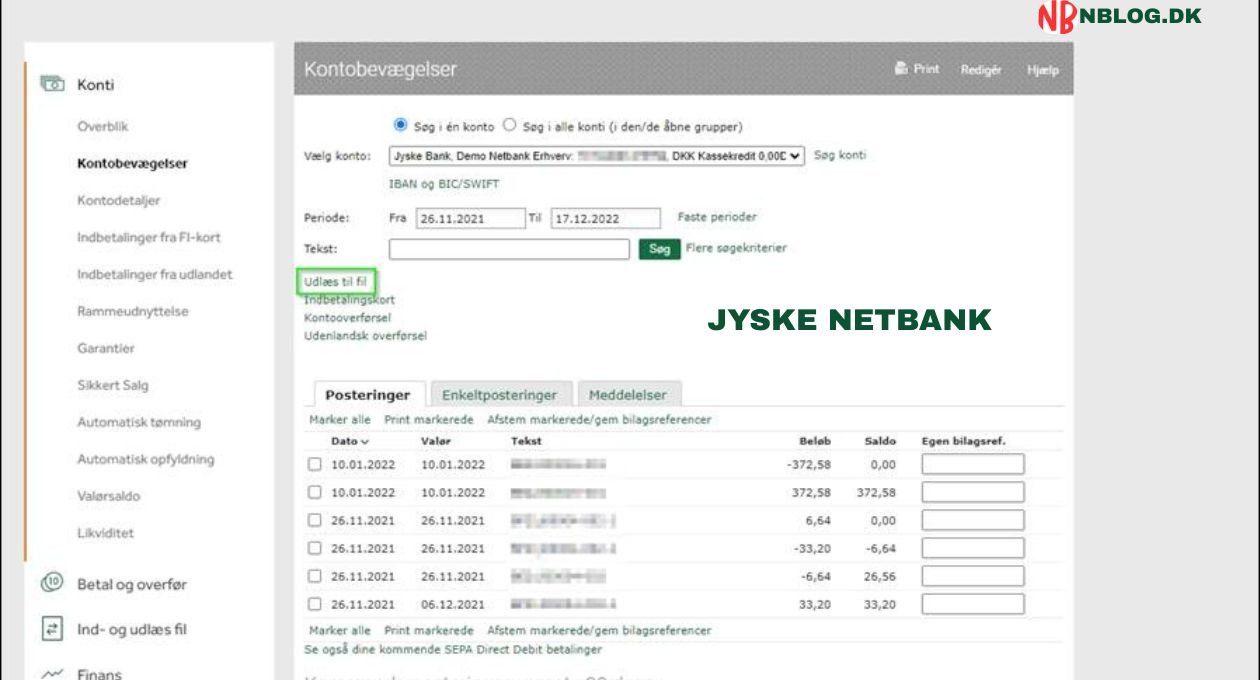 jyske netbank