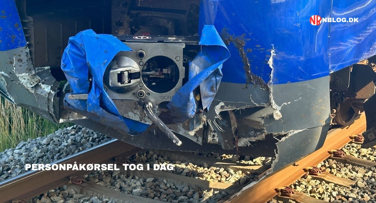personpåkørsel tog i dag